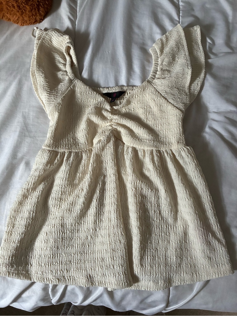 Y2K/2000s Babydoll Ruched Top